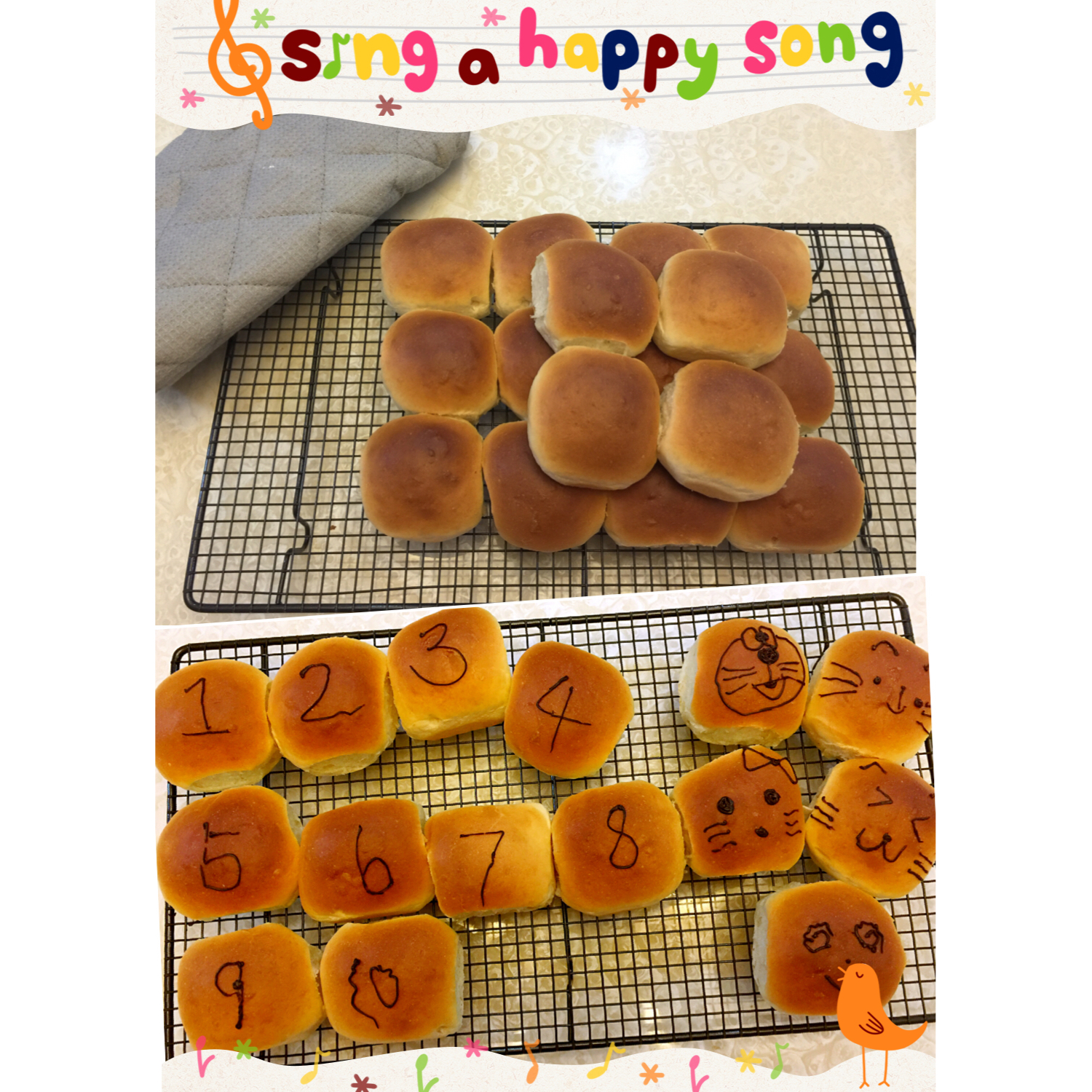 鲜奶油小餐包（一次发酵）