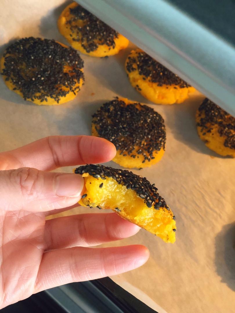 烤箱版紫薯饼（红薯饼）