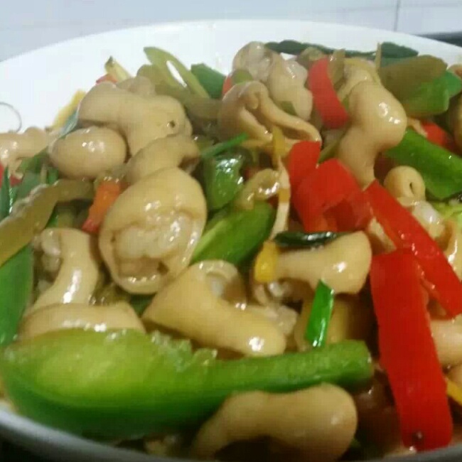 青椒炒肥肠