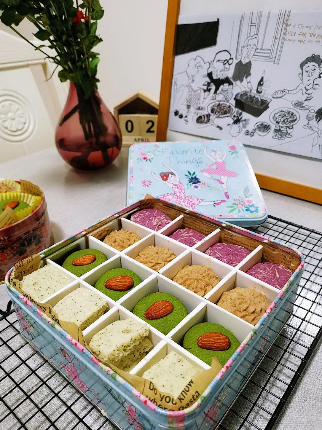 四种口味的香酥曲奇