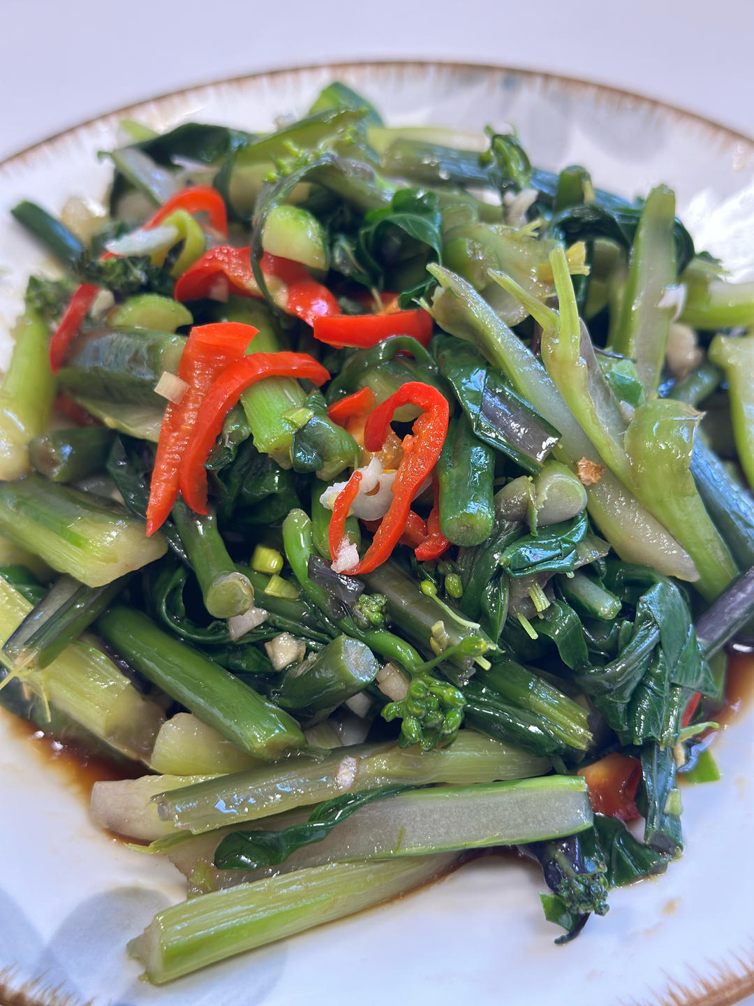 【家的味道】凉拌菜苔