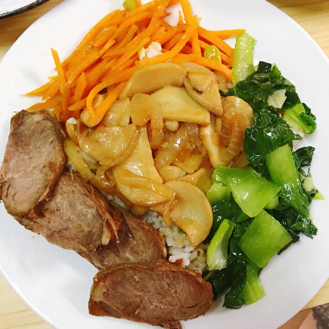 和风蘑菇饭（很适合做便当）