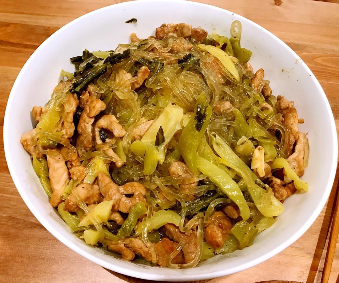 泡菜苕粉肉丝