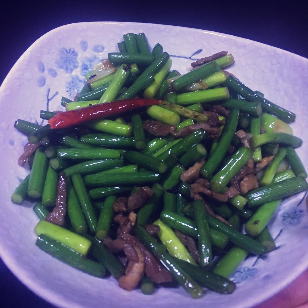 蒜薹炒肉