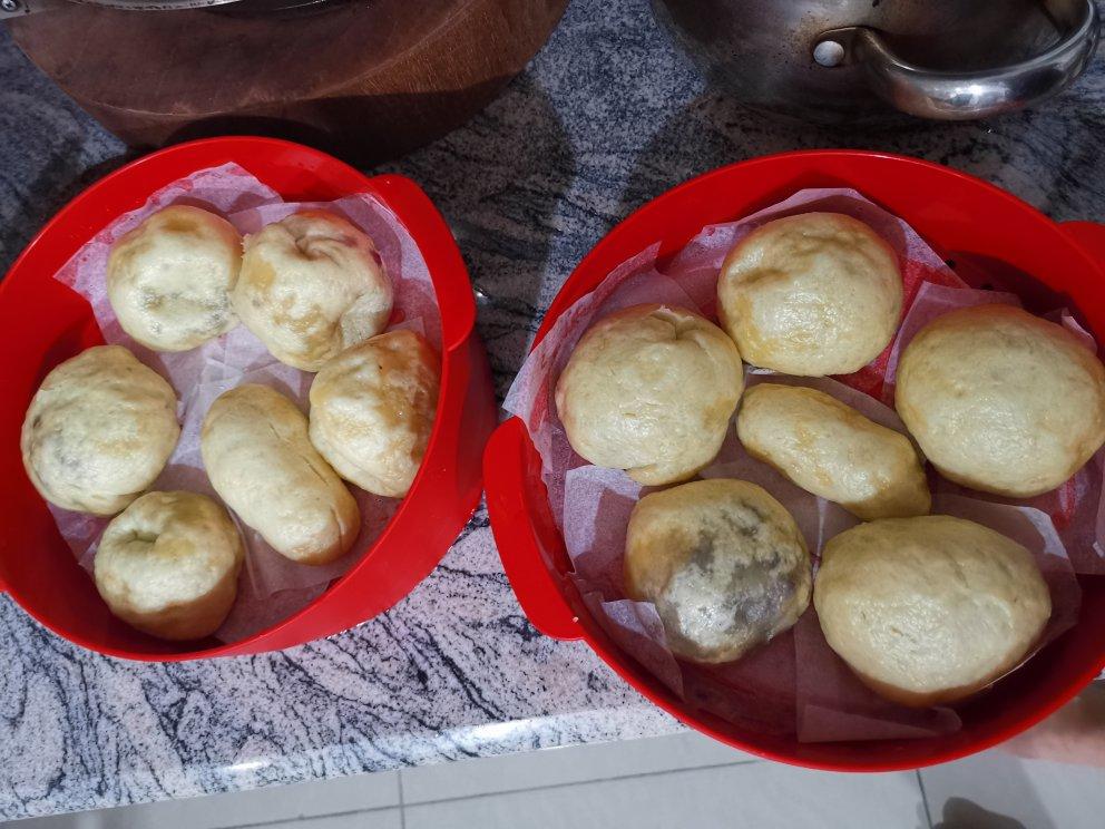 幼儿辅食牛奶紫薯包馒头面包机版