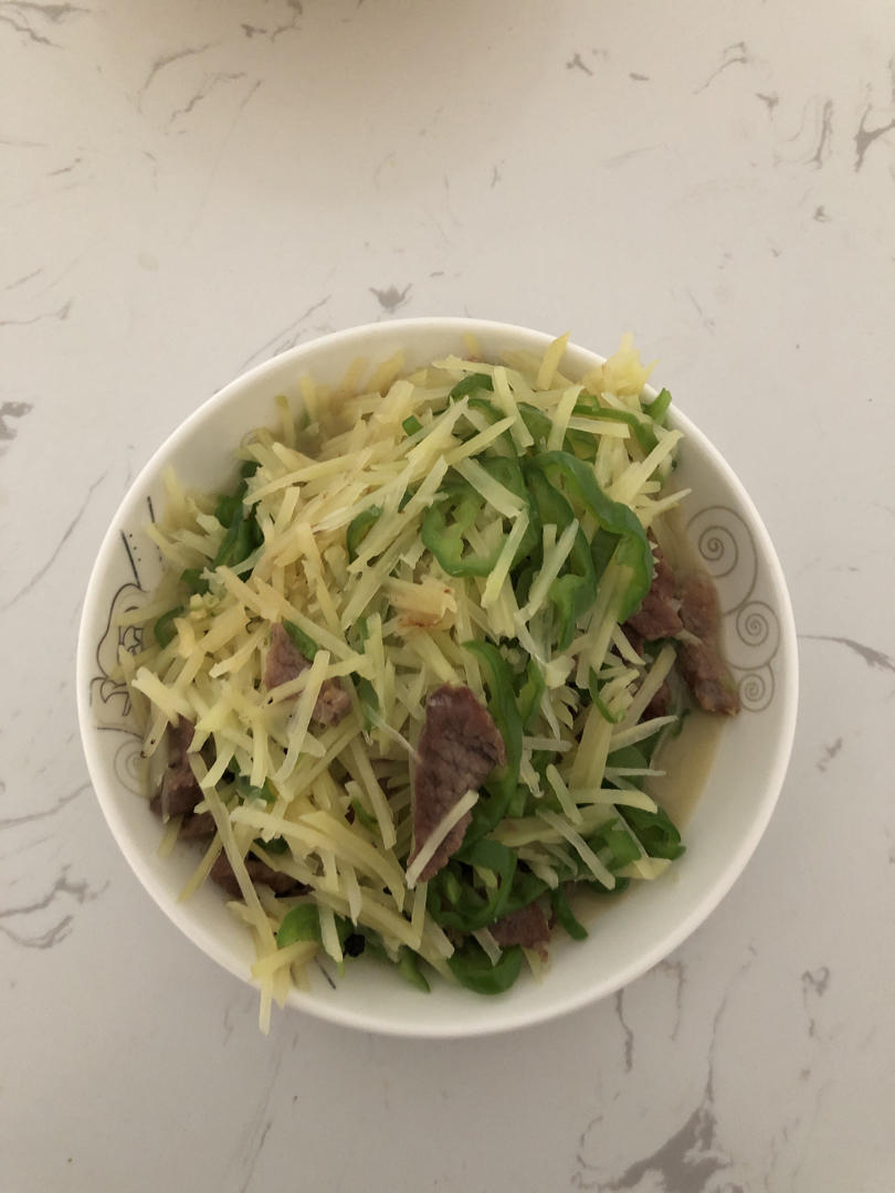 超级下饭，永远吃不腻的土豆丝炒肉