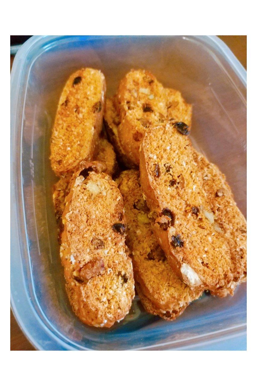 【健康零食】燕麦坚果意式脆饼