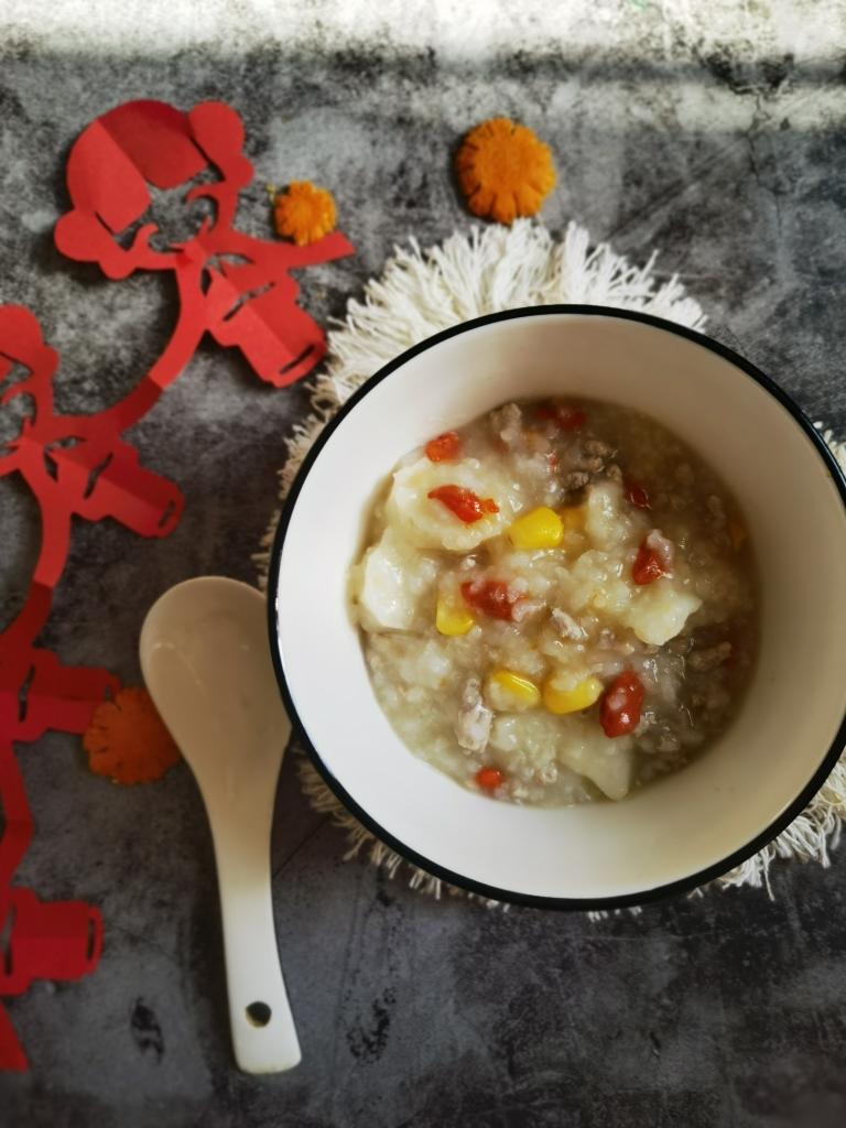 粥品系列——肉沫山药枸杞粥（养脾胃）