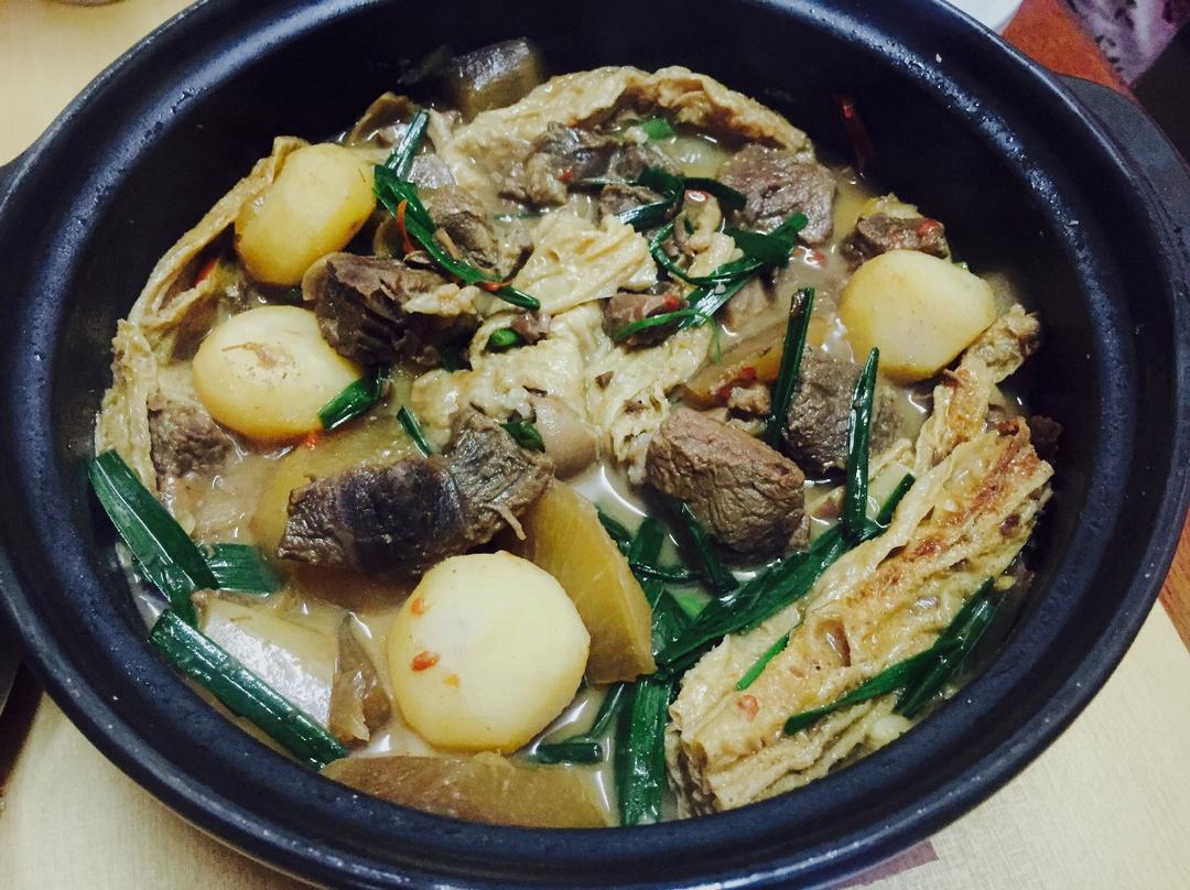 暖身广式羊肉煲