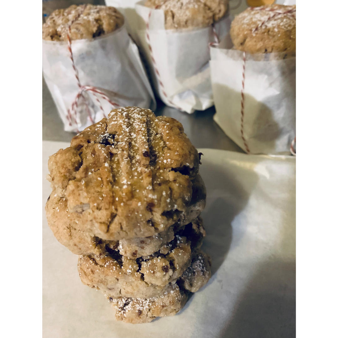 不藏私的健康黑麦巧克力豆曲奇