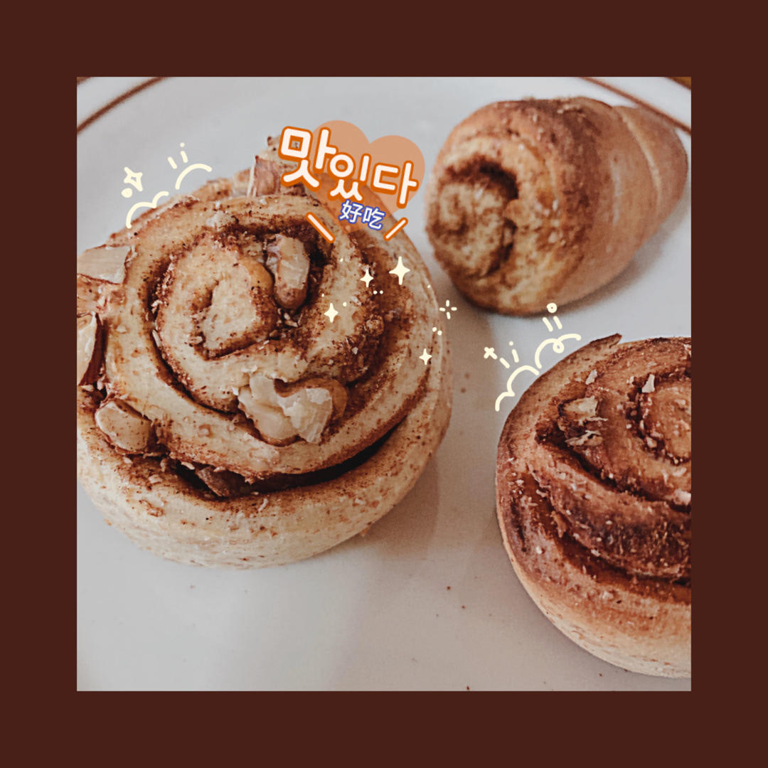 奶香十足松软肉桂卷