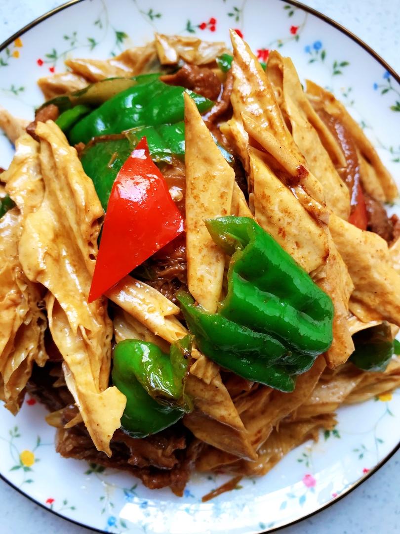 腐竹炒肉