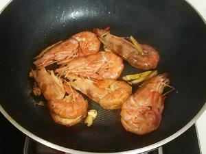 香煎阿根廷红虾(红烧)的做法 步骤5