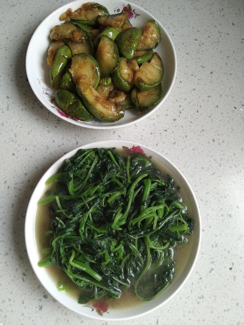 清炒有机红汉菜