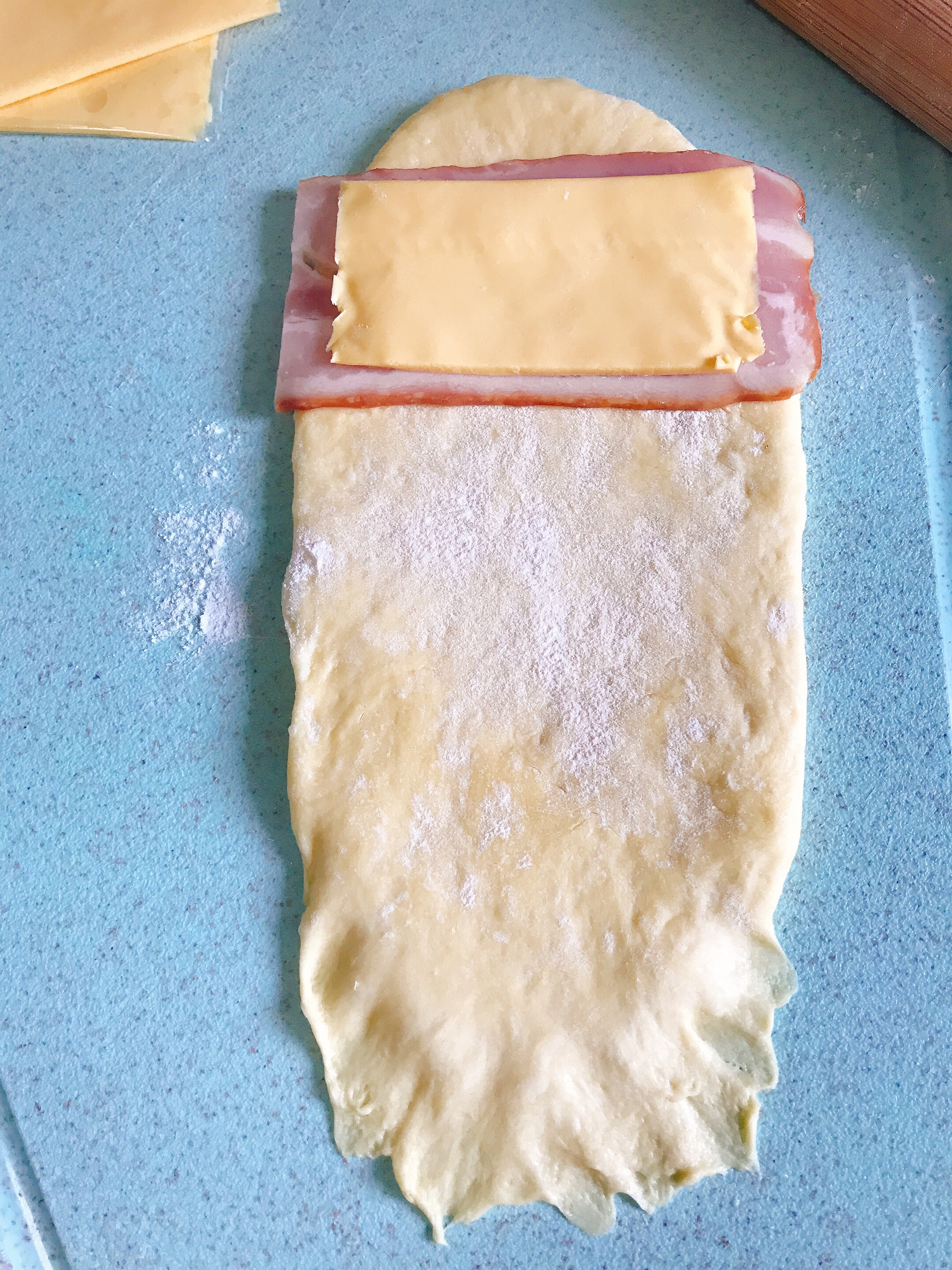 培根奶酪粉软包的做法 步骤8