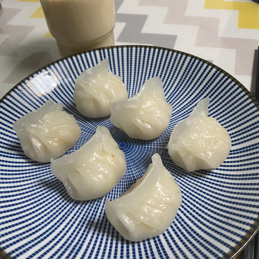 弯梳虾饺