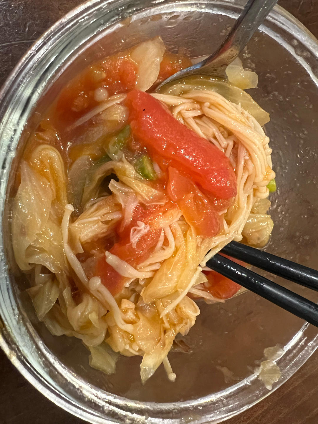 低脂低卡～营养又下饭的番茄金针菇