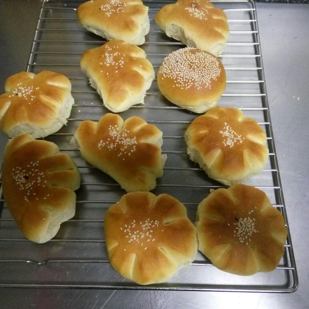 黄米蜜豆小餐包