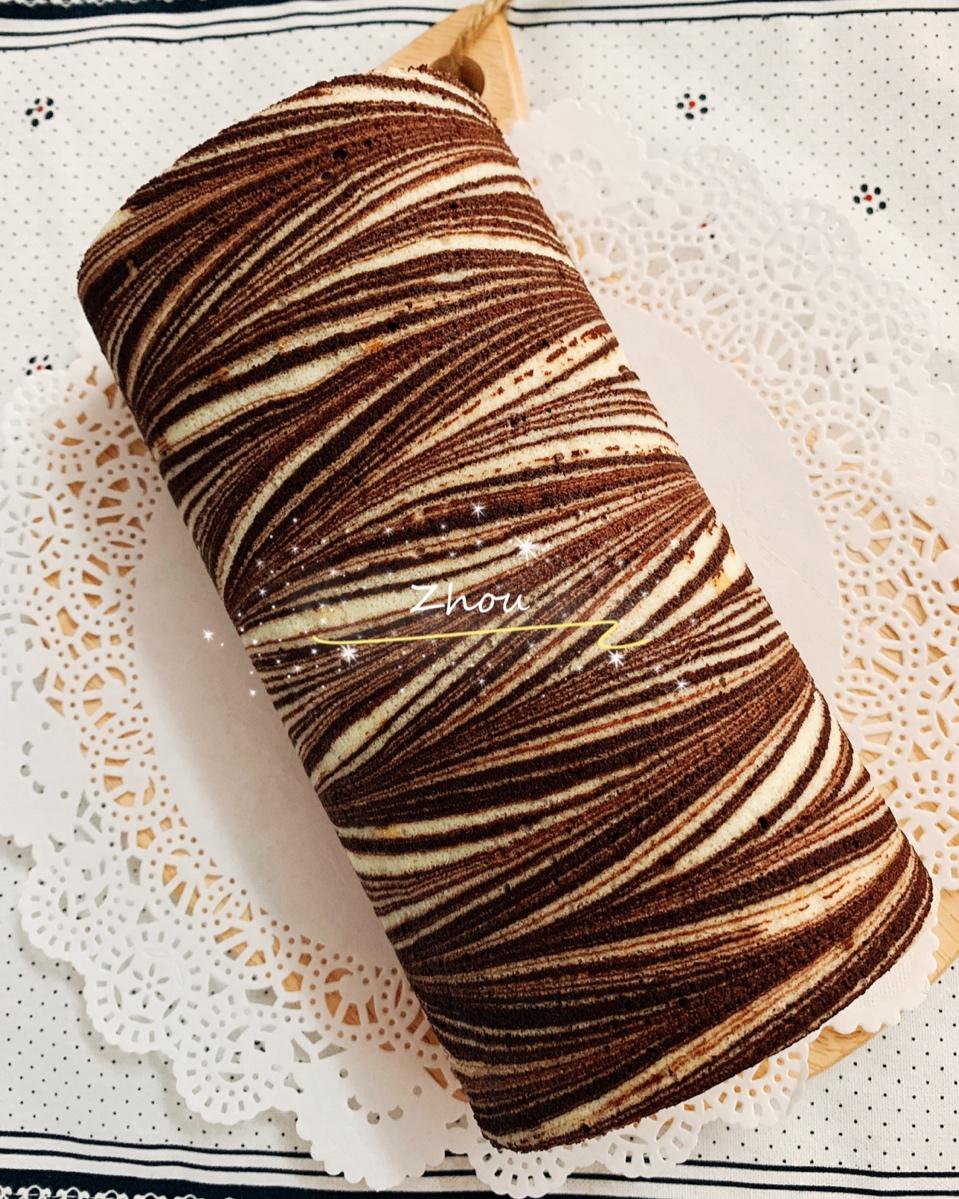 柠檬可可旋风蛋糕卷