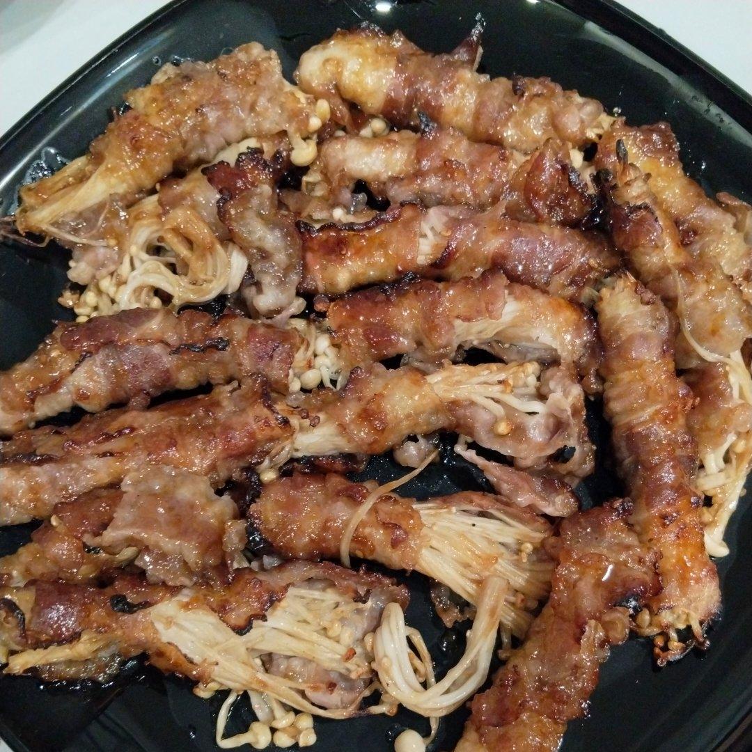 空气炸锅肥牛金针菇