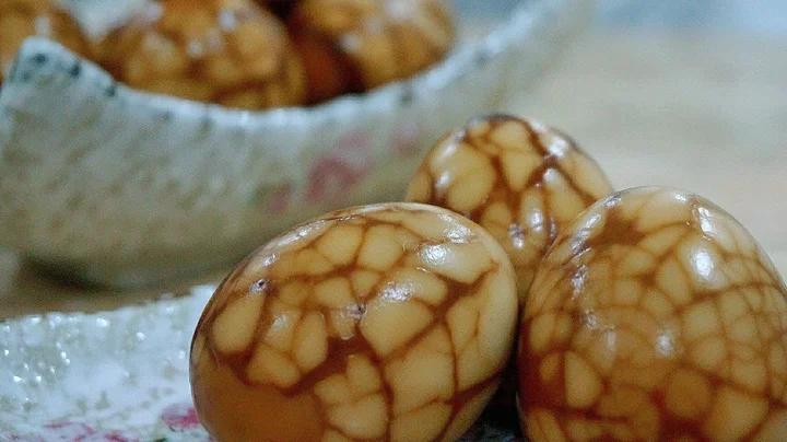 电饭煲煮五香茶叶蛋