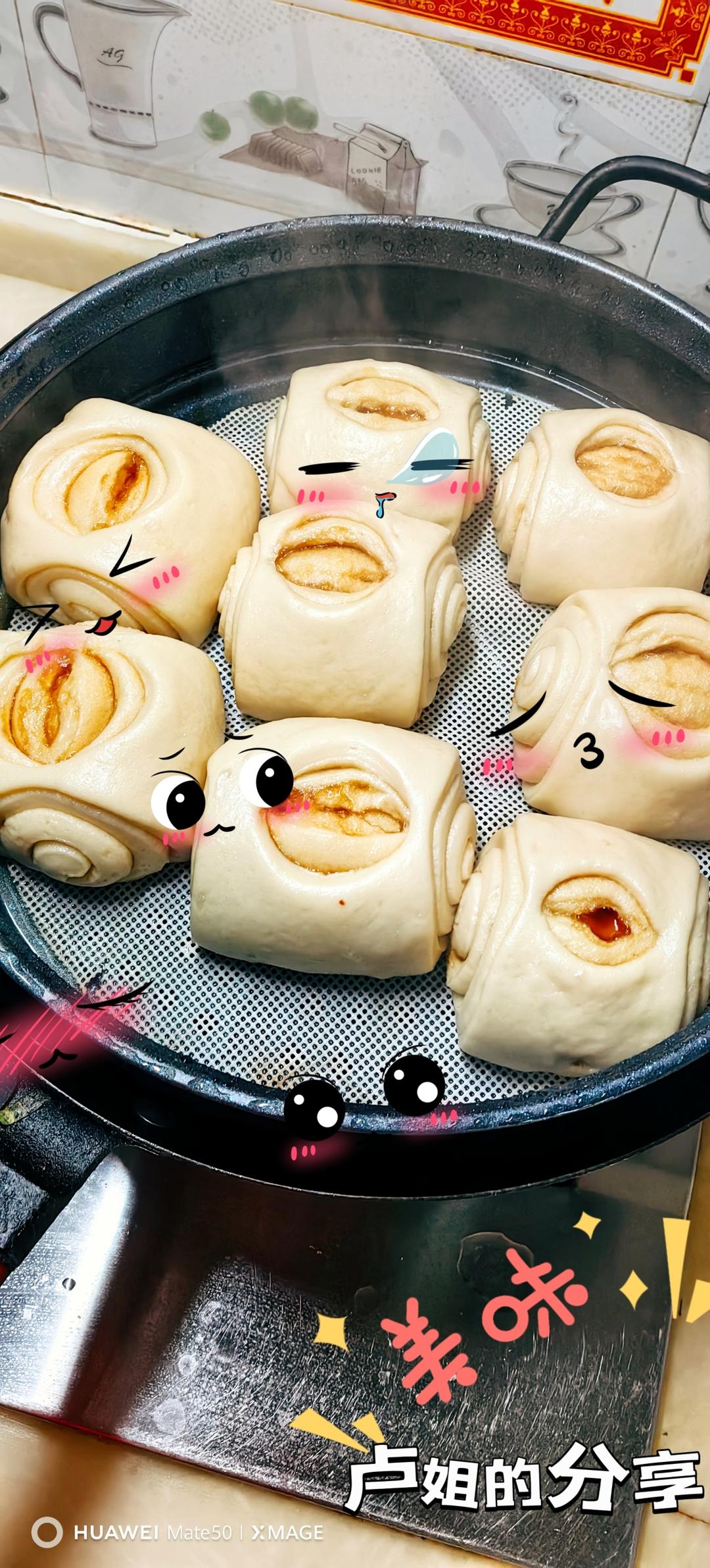 红糖手撕馒头（一次发酵）