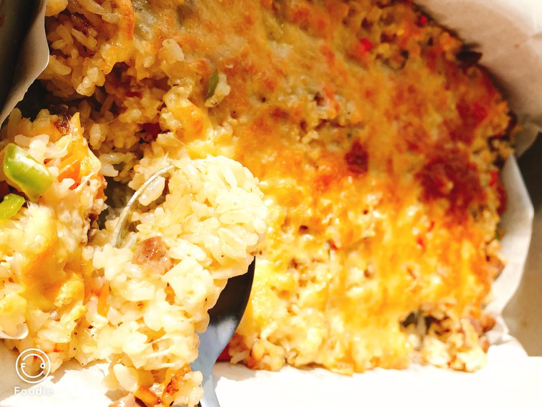 黄油炒黑椒牛肉焗饭