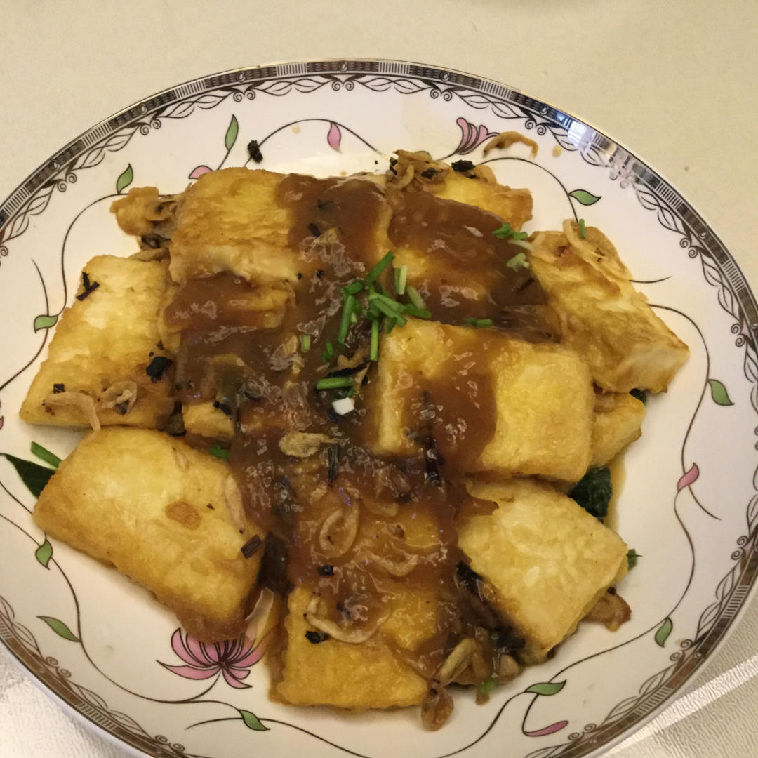 虾皮锅塌豆腐 （鲁菜）