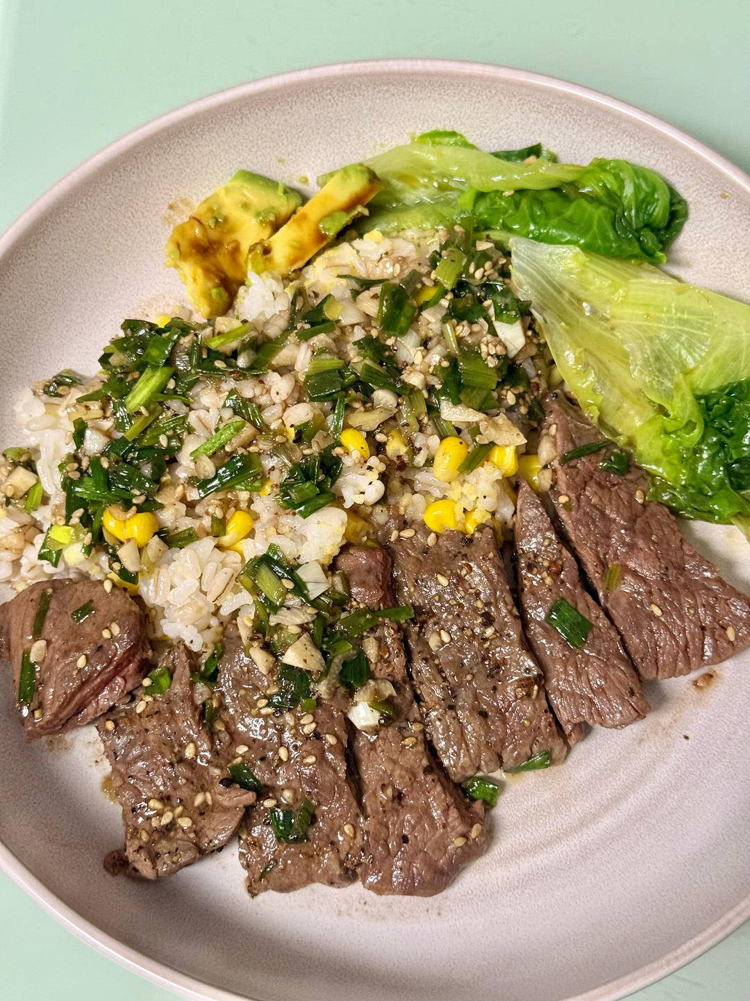 10分钟盐葱牛肉 配米饭夹馍夹馒头都好 快手好吃减脂人必备