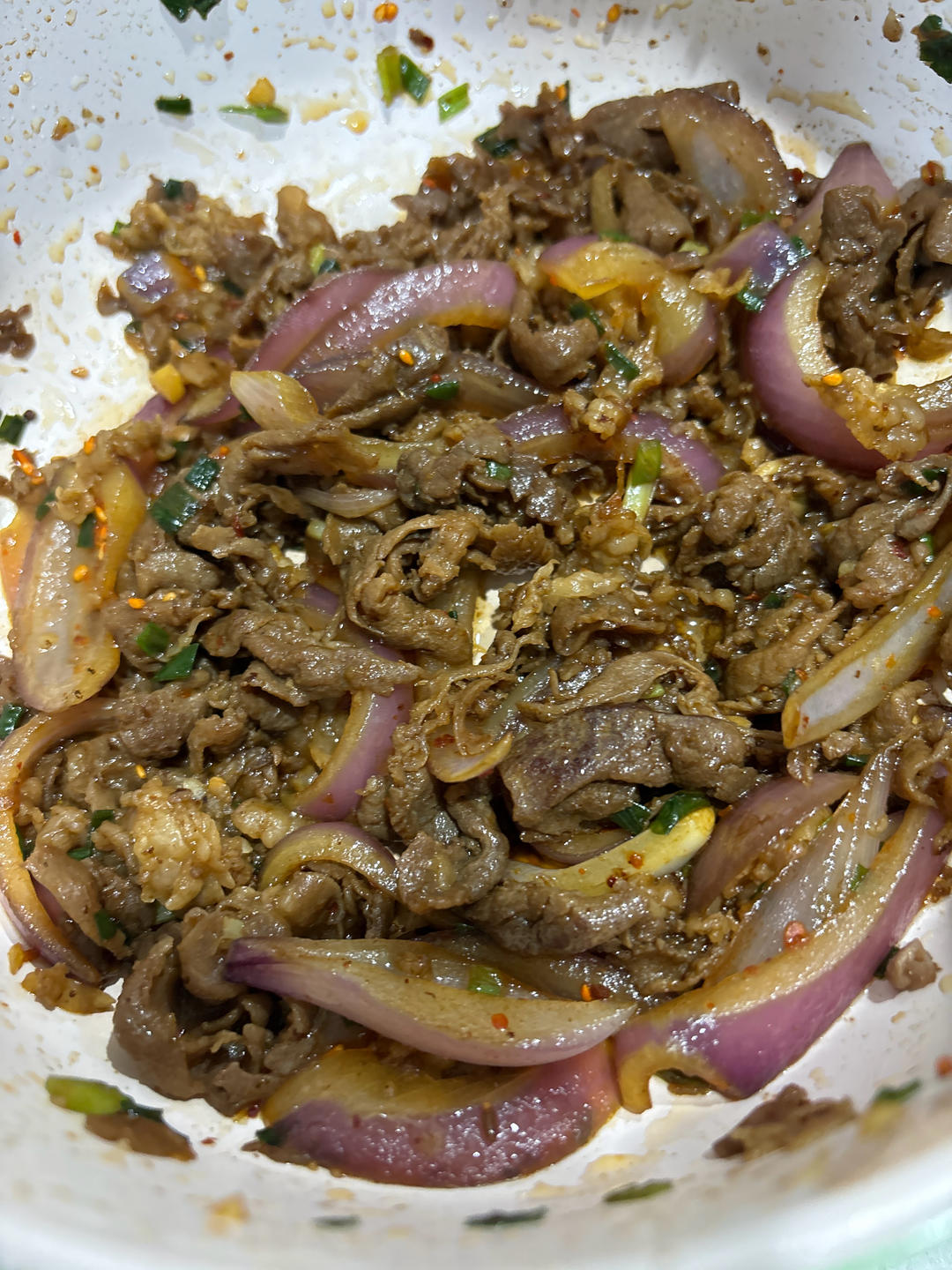 超简单的孜然洋葱炒羊肉片