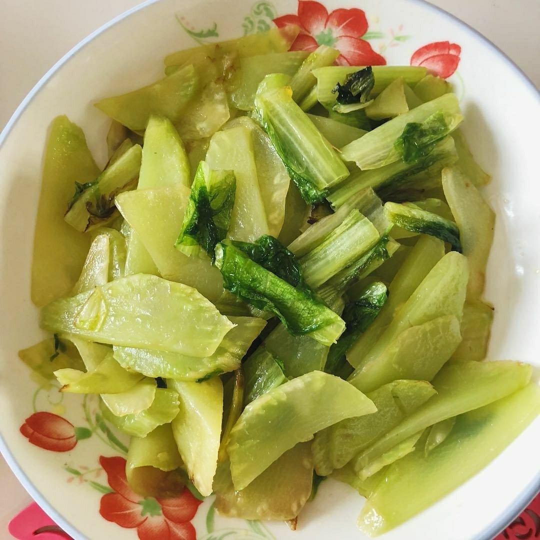 清炒莴笋丝