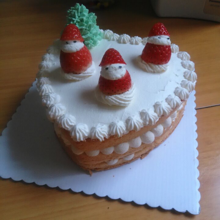 圣诞呆萌裸蛋糕