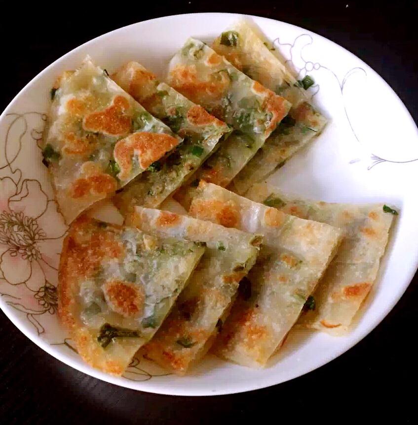 葱油饼（饺子皮 懒人快手版）