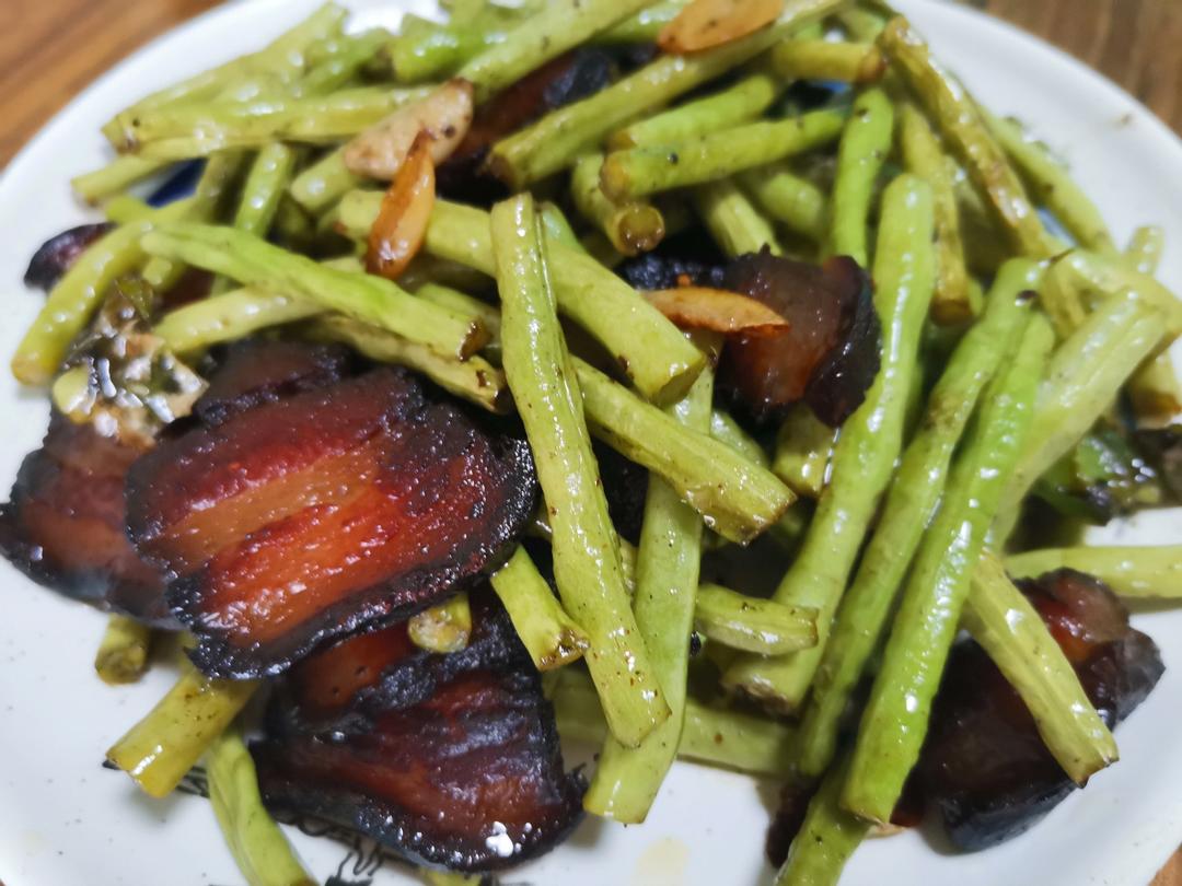 四季豆炒腊肉