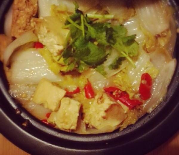 塔吉锅剁椒白菜的做法