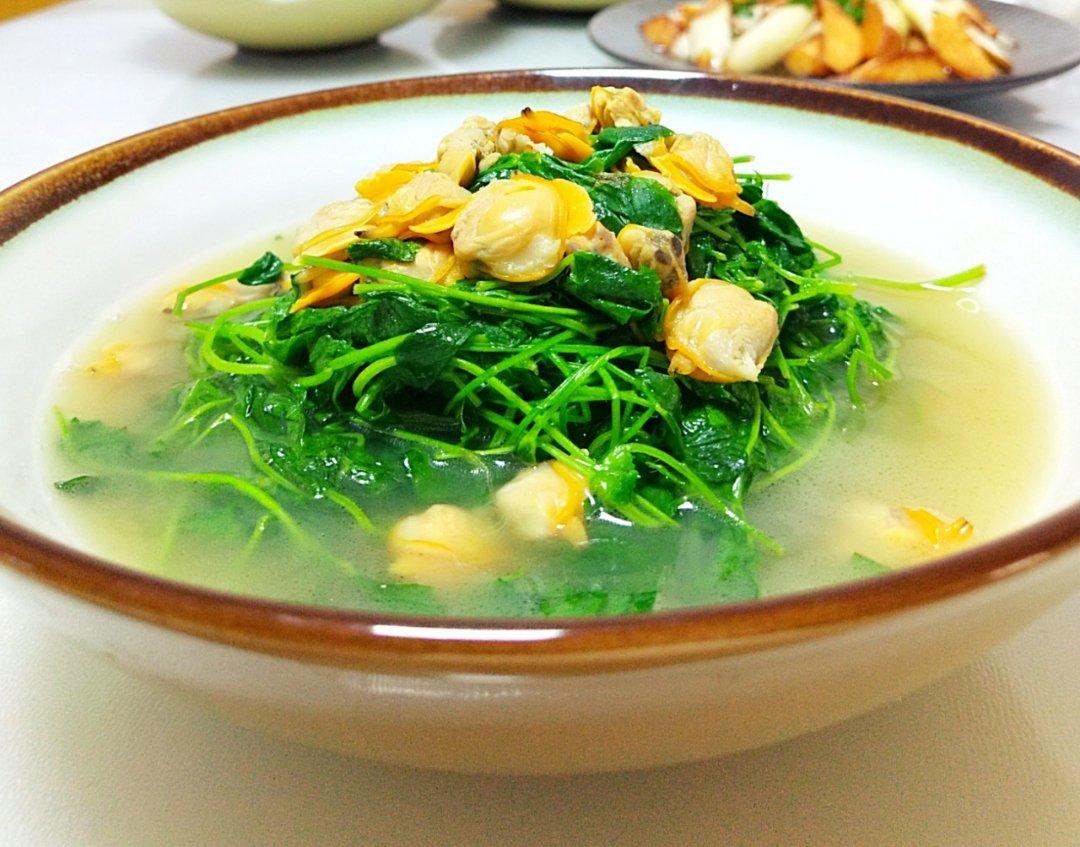 lorraine玲做的上汤金花菜上汤草头秧草