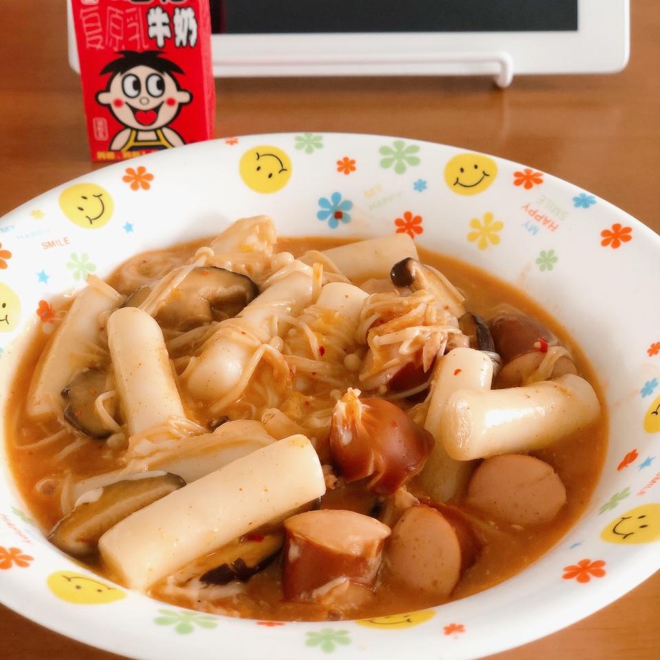 韩式辣炒年糕（or网红芝士套路之芝心年糕）