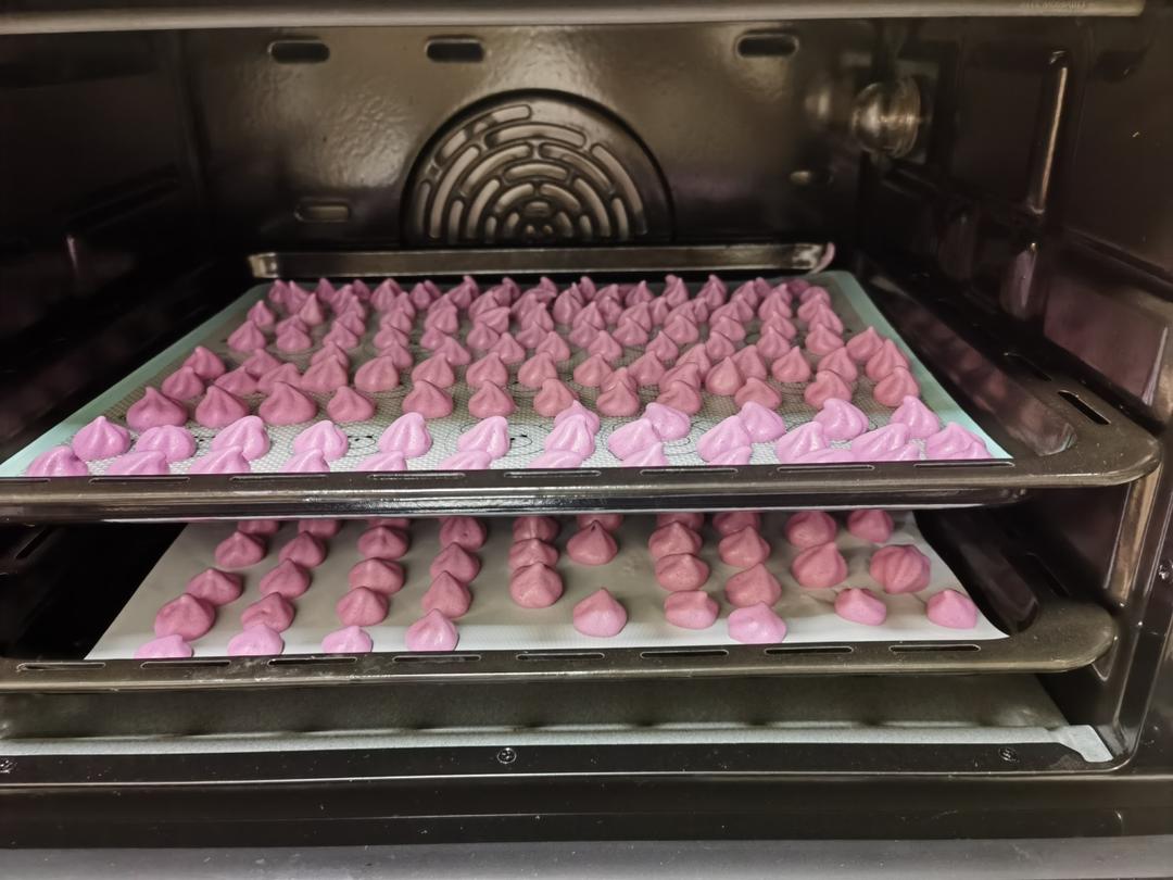 百分之九十九成功的专业版火龙果溶豆做法附蛋白霜打发视频