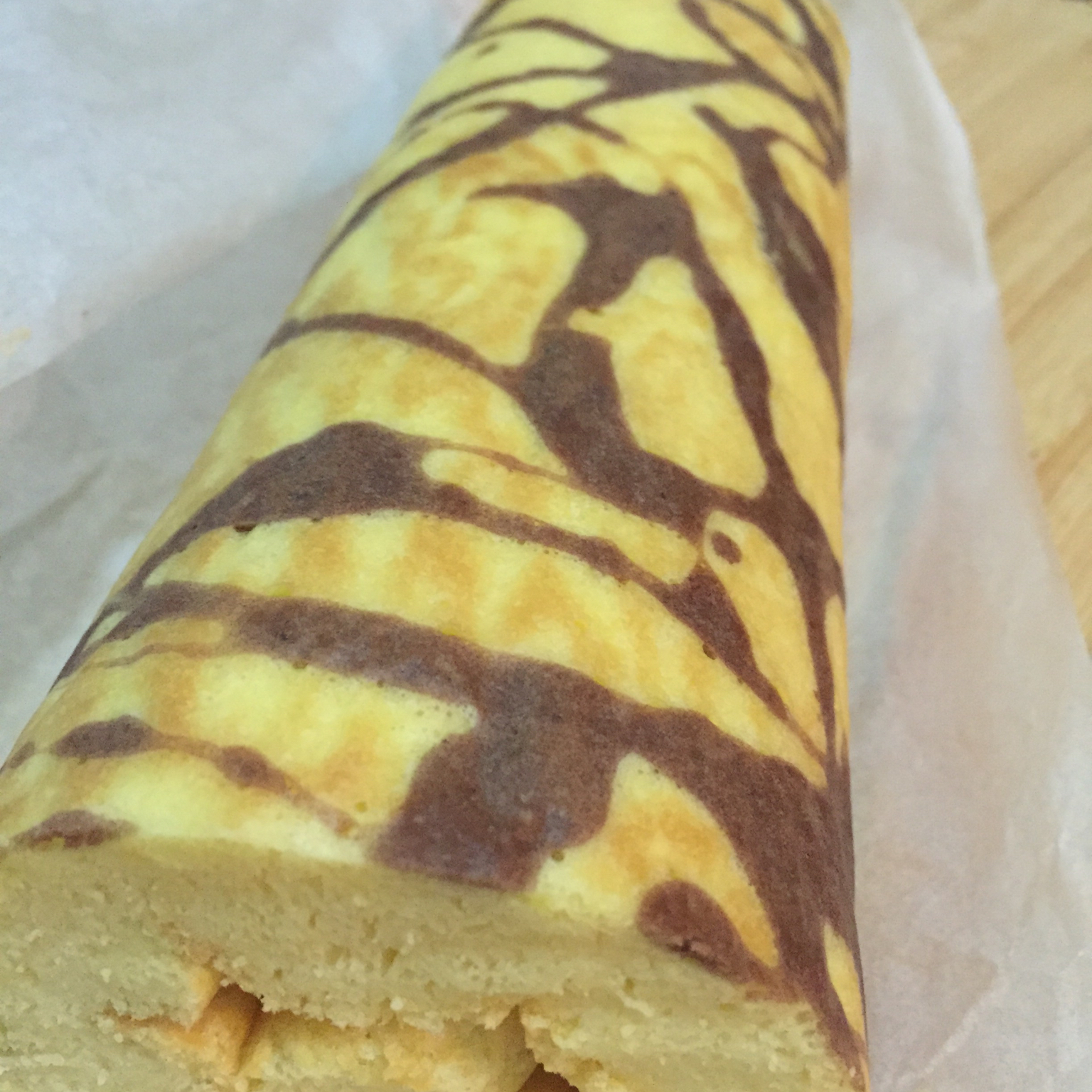 超萌长颈鹿蛋糕卷