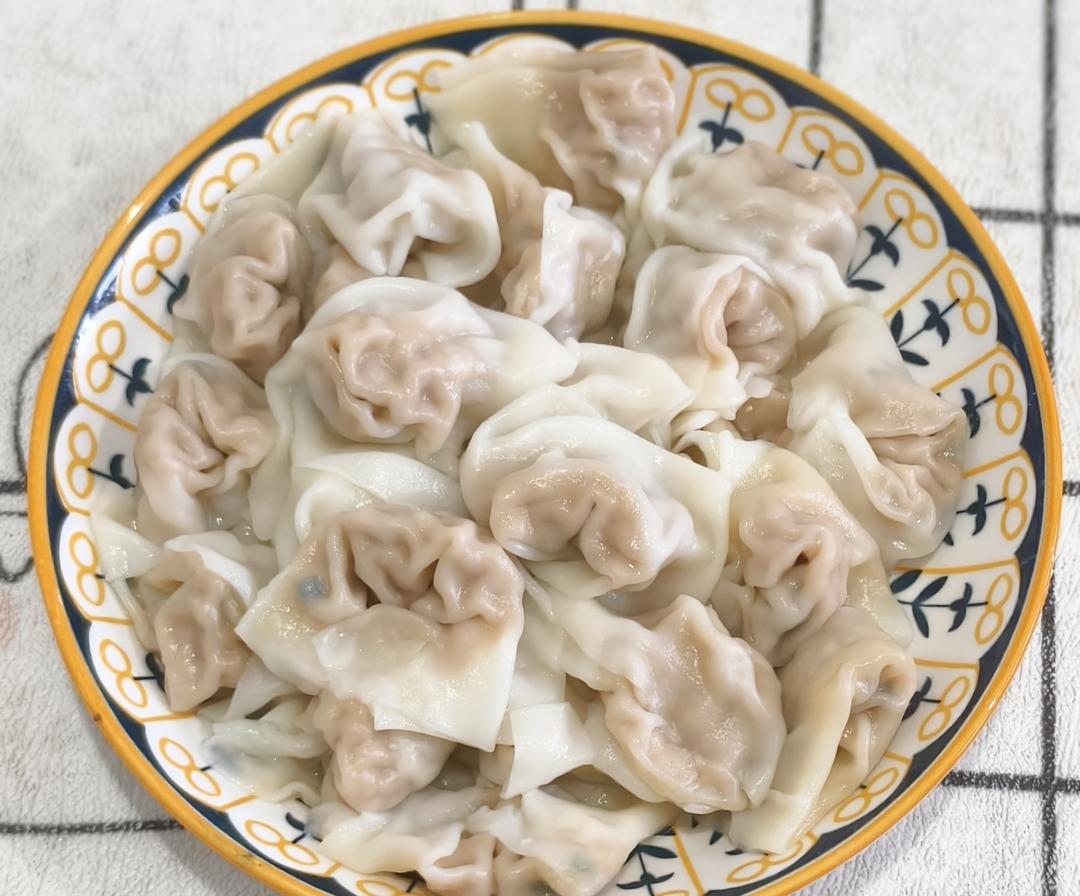 肉不柴的馄饨馅