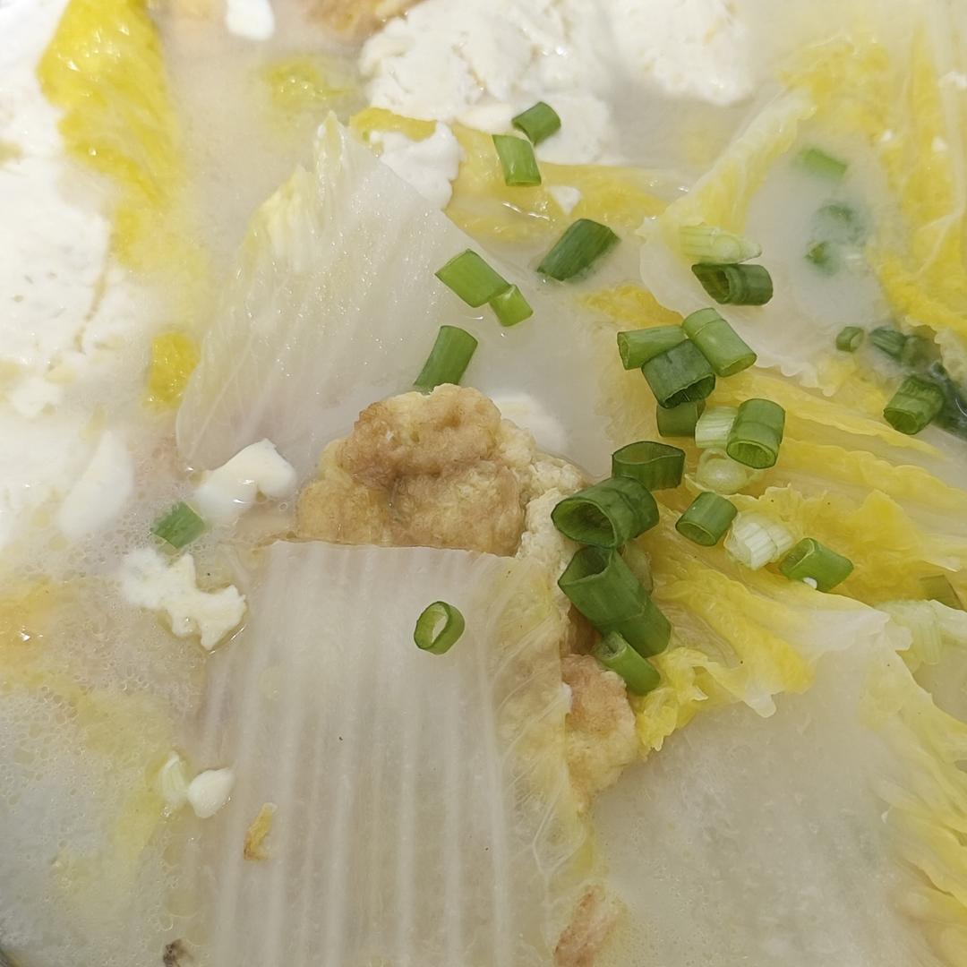 白菜豆腐汤