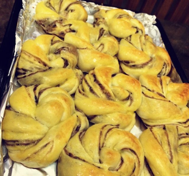 豆沙卷面包