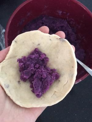 枣泥紫薯包来个健康营养的早餐包的做法 步骤12