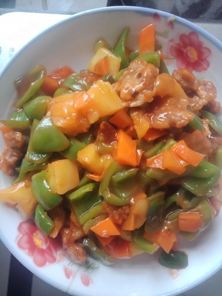 菠萝咕噜肉（鸡胸肉版）