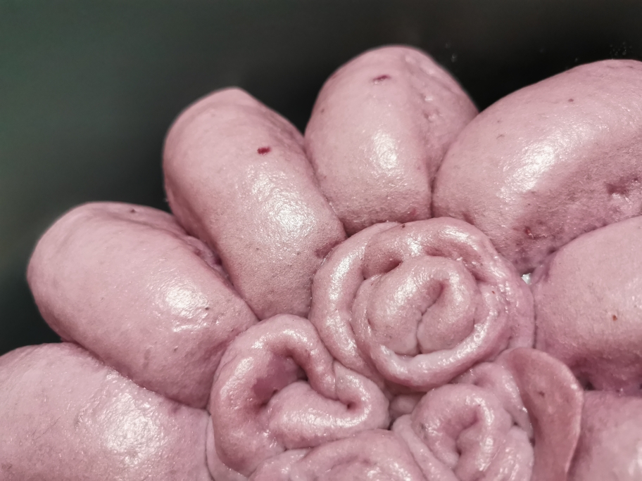 紫薯玫瑰馒头（一发）