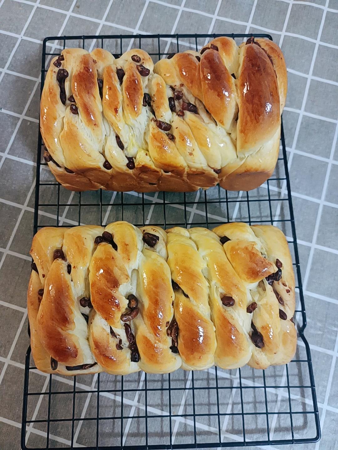 蜜红豆吐司🍞不用厨师机快速出手套膜