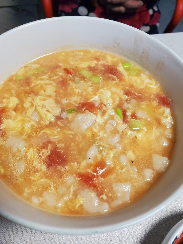 简单早餐-疙瘩汤
