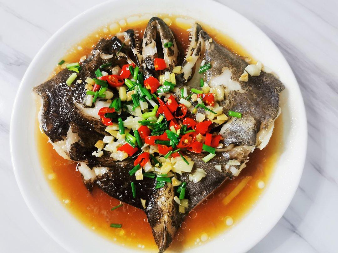 蒸鸦片鱼头(同鱼身做法一样)
