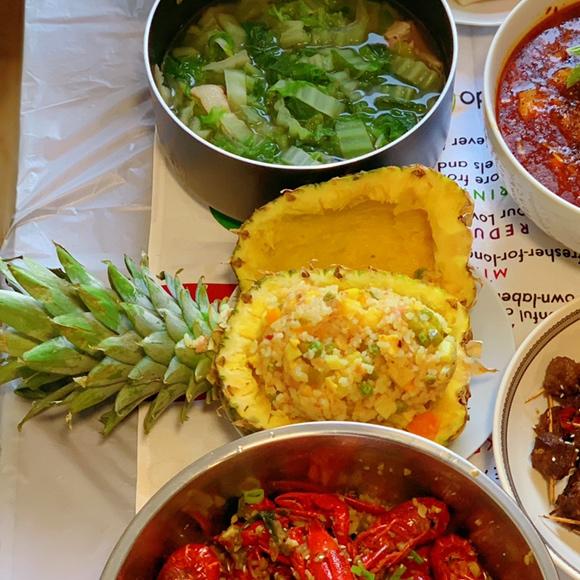 培根菠萝饭