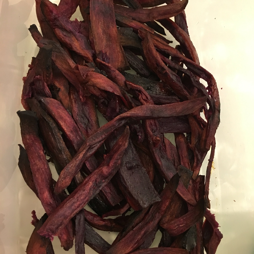 自制紫薯干